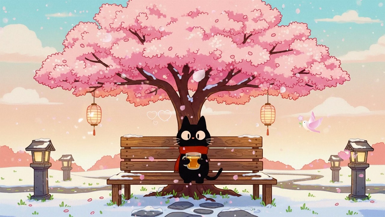 A Warm Cup at Sunset ☕🌸Relaxing Lofi Beats to Unwind