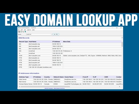 How to Find Detailed Domain Information for a Website