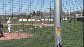 Gannon Andrews Guns Runner At 1St Base Vs Pc