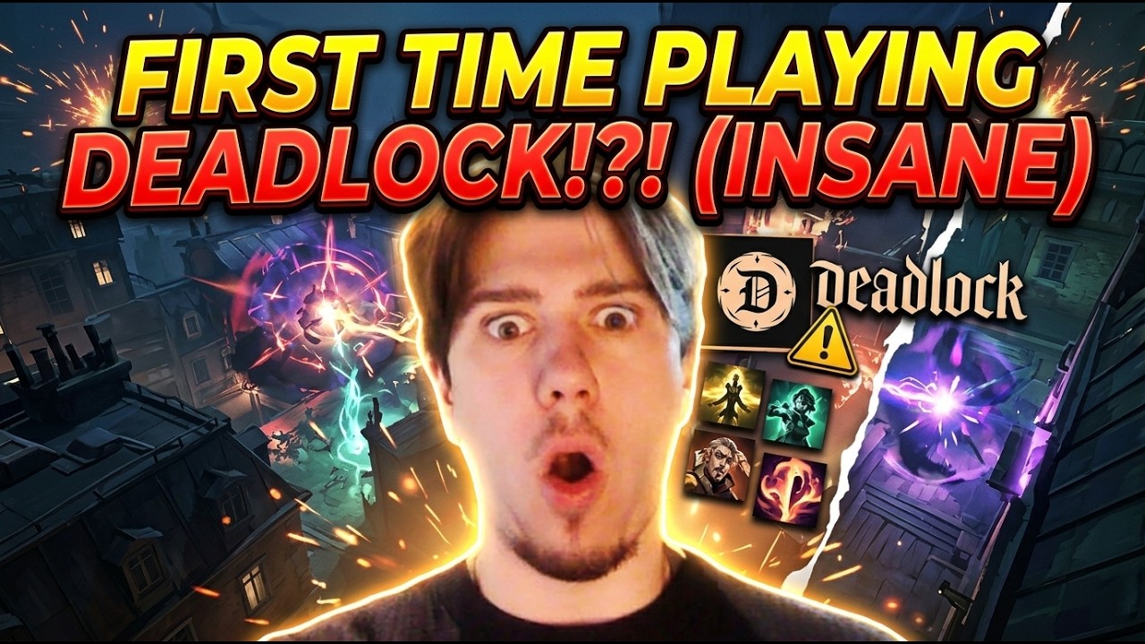 I Tried DEADLOCK For The First Time... THIS GAME IS INSANE! ⚡ - YouTube