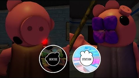 How to ESCAPE CHAPTER 1&2 - HOUSE & STATION in PIGGY: UNSTABLE REALITY! - Roblox
