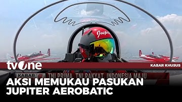 Manuver Memukau Jupiter Aerobatic Team jadi Pembuka HUT Ke-80 TNI | tvOne