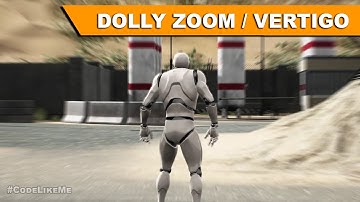 Dolly zoom / Vertigo effect in unreal engine 4