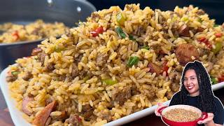 This Dirty Rice Has NO Business Being This Good! The Secret to REALLY Good Dirty Rice!