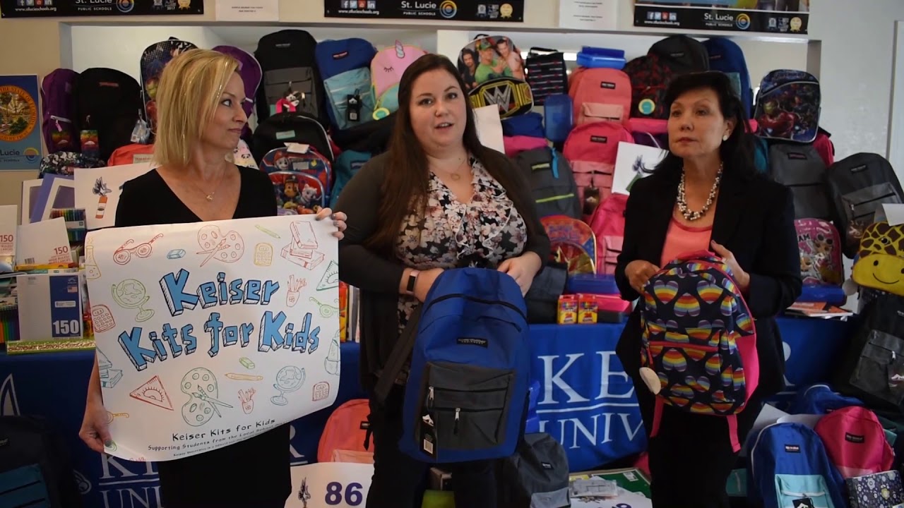 Keiser University Kits For Kids Port St Lucie YouTube keiser-university-kits-for-kids-port-st-lucie-youtube