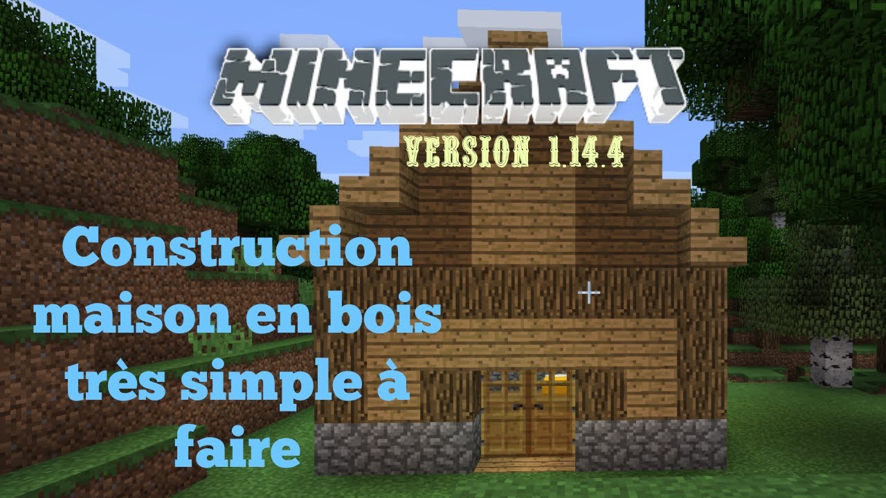 Minecraft 1.14.4 - Survie - tuto - ep 11 - Construction d'une maison en