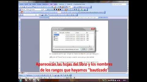 TUTORIALES WORD: Combinar correspondencia 02 (origen de datos en Excel)