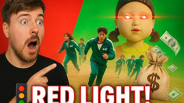 MrBeast Recreates Squid Game in Real Life – Red Light Green Light Challenge!