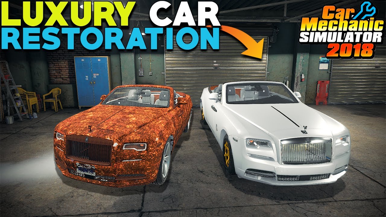 LUXURY CAR RESTORATION "ROLLS ROYCE DAWN" FROM JUNKYARD | CAR MECHANIC SIMULATOR GAMEPLAY #4
