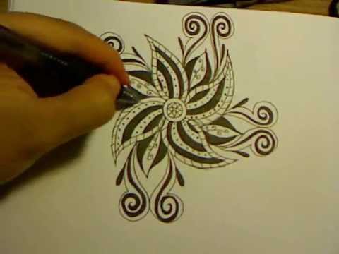 Doodle Flowers 7 - YouTube