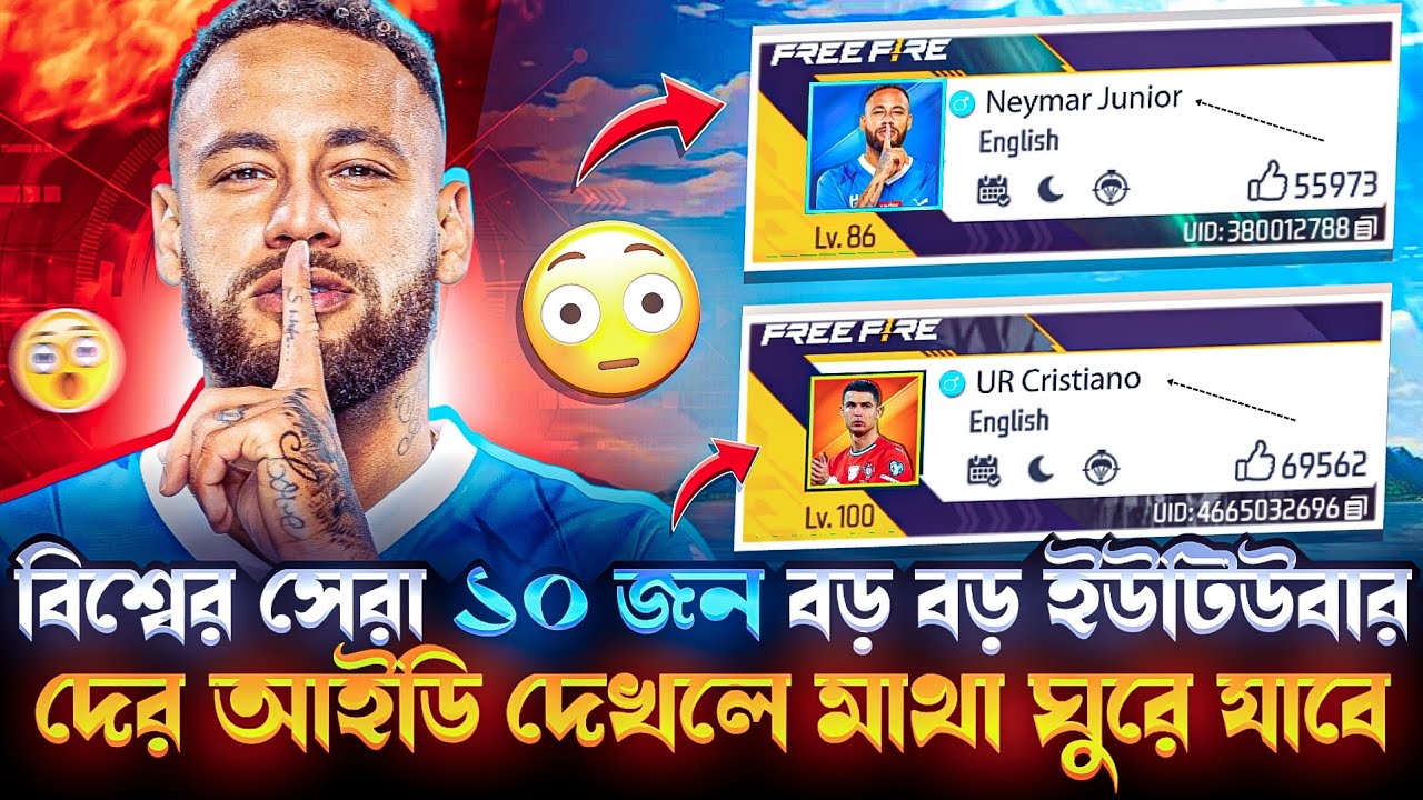 বিশ্বের সব থেকে 😱 বড় বড় ইউটিউবার দের আইডি 😮যা দেখলে মাথা ঘুরে 🥰 যাবে ফুল বিডিও দেখুন #axgamingyt