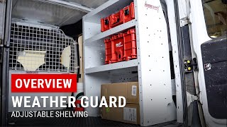 Weather Guard Shelving Overview