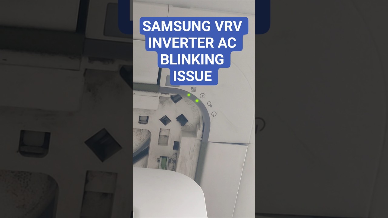 VRV INVERTER AC blinking issue 