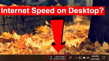 How to add internet speed meter on windows 10 taskbar