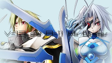 BlazBlue ChronoPhantasma Extend [PC] All Nu-13 and Lambda-11 Quotes [1080P]