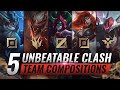 5 UNBEATABLE Team Compositions For CLASH YOU MUST ABUSE - League of Legends Season 10