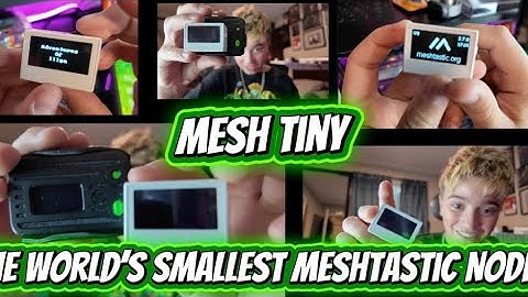 Meshtiny – The World’s Smallest Meshtastic Node!