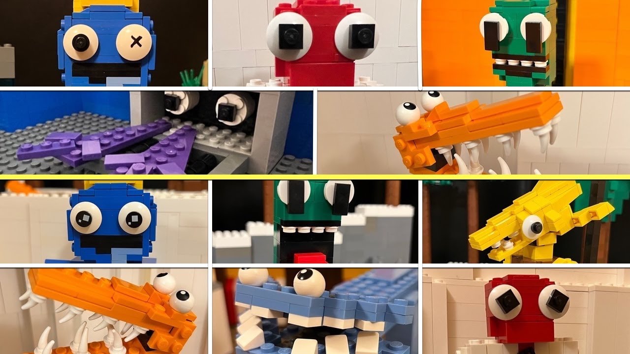 Rainbow Friends Chapter 2: How to make ALL the monsters out of LEGO 