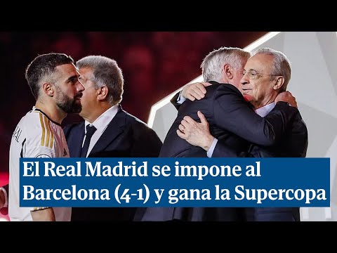 El Real Madrid se impone al Barça 4 1 y gana la Supercopa