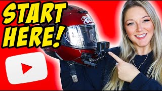 How to start a Motovlog YouTube channel.