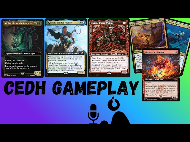 Witherbloom, the Balancer vs Molten-Core Bard vs Kinnan vs Magda cEDH Gameplay thumbnail