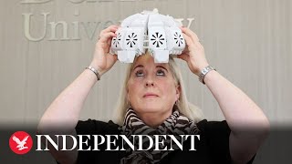 Infrared light helmet could help people living with dementia
