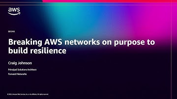 AWS re:Invent 2025 - Breaking AWS networks on purpose to build resilience (DEV343)