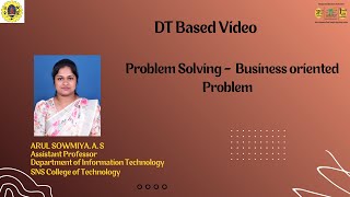 DT based Video | Cloud Computing | SNS INSTITUTIONS