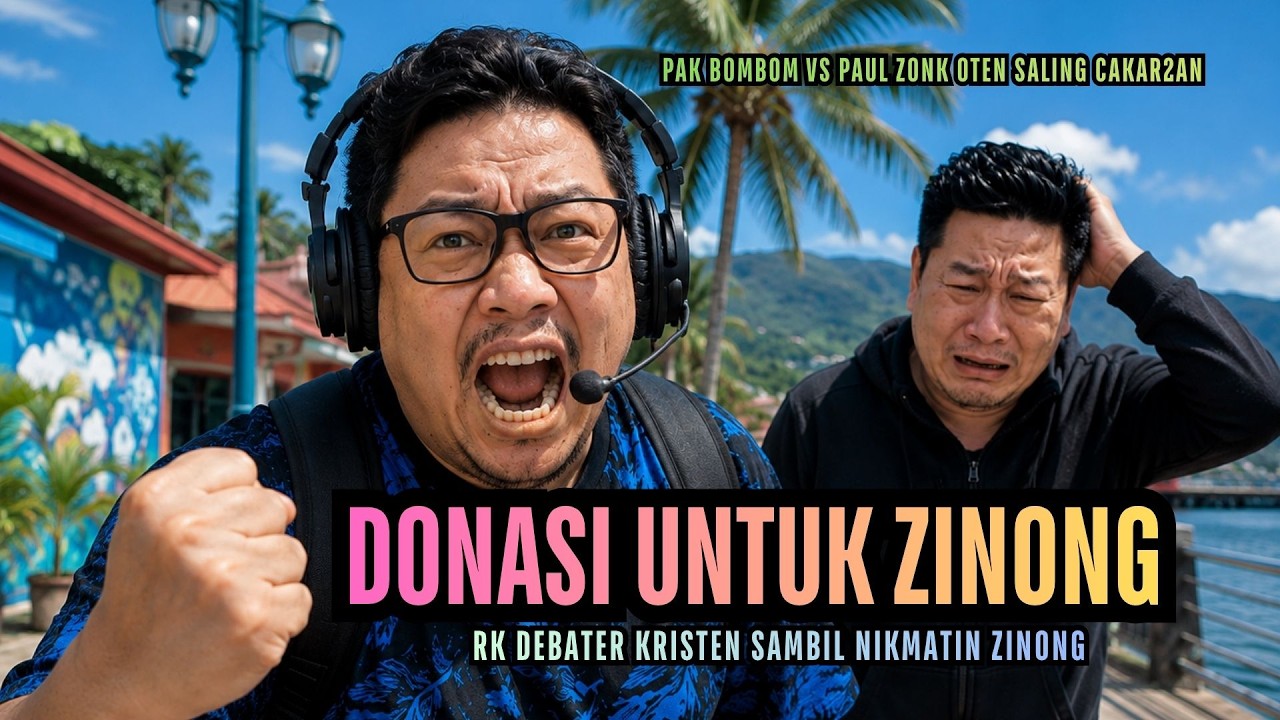 RK LANCAR ZINONG DUA OTEN RIBUT PAK BOMBOM VS PAUL ZONK No1 #bangzuma #debat #debatagama #youtube
