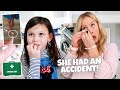 SHE HAD AN ACCIDENT!