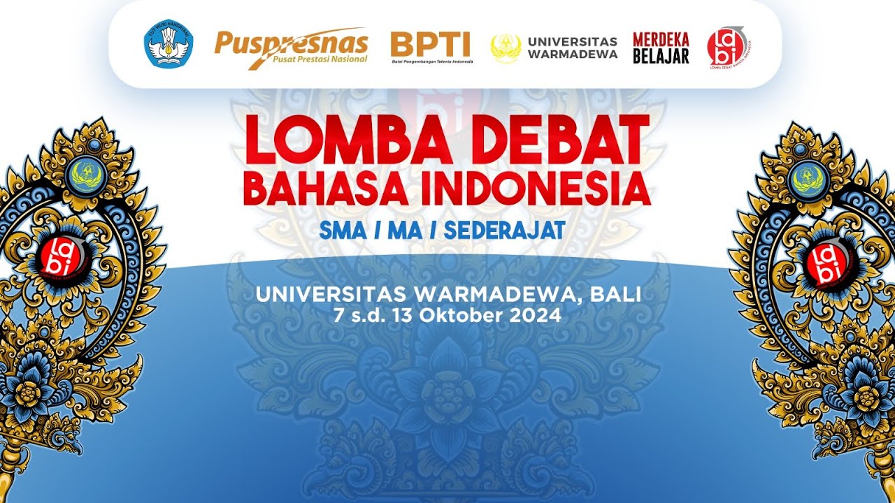 LDBI 2024 UNIVERSITAS WARMADEWA - PEREMPAT FINAL (NUSA TENGGARA BARAT VS LAMPUNG)