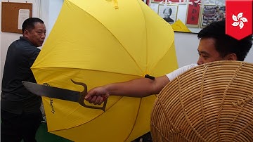 Umbrella as a defensive weapon: to only be used in a tight spot according to kung fu master