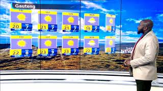 SA Weather | Friday, 22 May 2020 | #SABCWeather