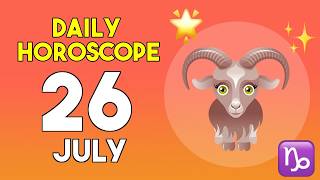 Capricorn horoscope today - July 26, 2026