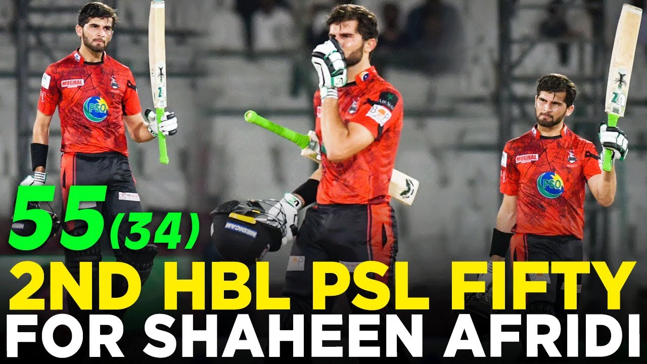 PSL 9 | 2nd PSL Fifty For Shaheen Afridi | Quetta Gladiators vs Lahore Qalandars | Match 28 | M1Z2A