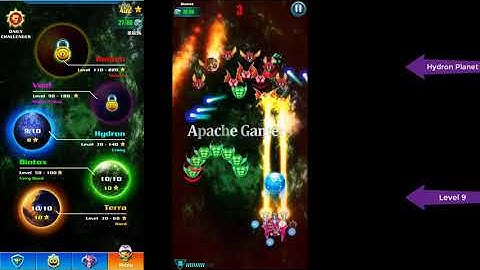 Galaxy Attack Alien Shooter | New Hero Mode | Hydron Planet Level 9 | Tips Tricks For Game Players