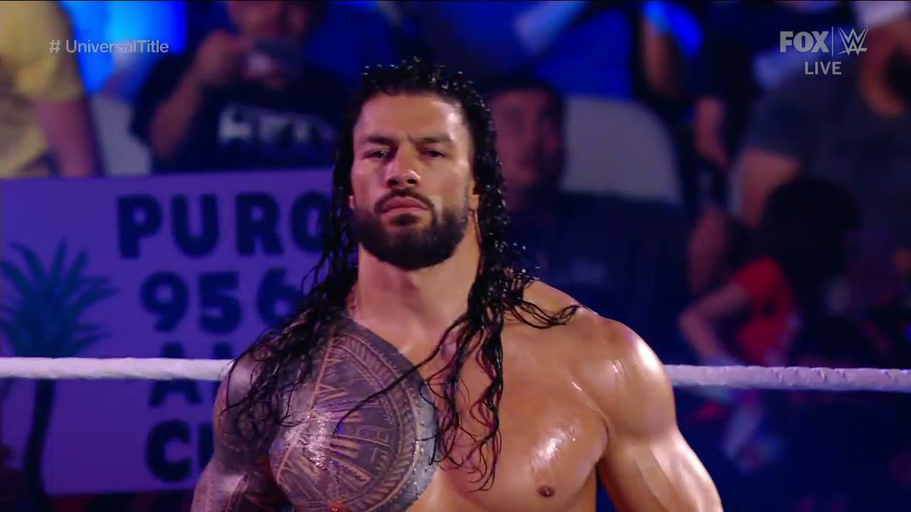 Roman Reigns Vs Sami Zayn Universal Championship Wwe Smackdown 12 3 21 Full Match Youtube