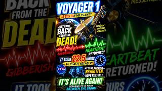 NASA’s Impossible Space Rescue: Voyager 1 is BACK! 🛰️ #spacefacts #usashorts