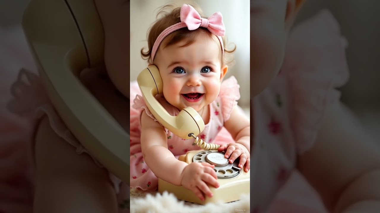 Cute Baby Saying Hello Mama Papa 🥰👶