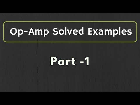 Solved Examples On Op Amp Pdf