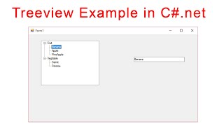 Treeview Example in C#.net