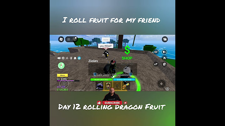 I roll fruit for my friend Day 12 rolling Dragon Fruit #blox Fruit #roblox