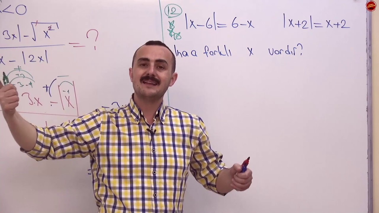 42-Mutlak Değer II (Pdf Açıklamalarda)