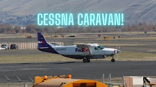 FedEx Caravan takeoff from Yakima to Pasco