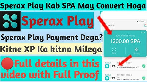 sperax play withdrawal proof ||sperax play mining || sperax play payment proof || sperax play app 🤑🤑