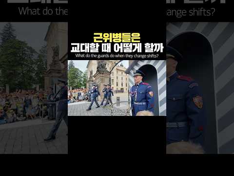 프라하성 가면 근위병 교대식은 꼭 봐야함 ㄹㅇ #shorts