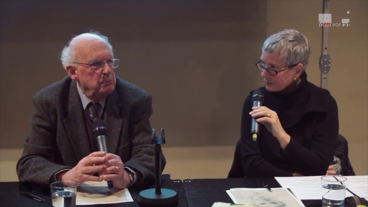 G. A. Goldschmidt und T. Simonsohn sprechen über A. Goldschmidts Zeichnungen aus Theresienstadt