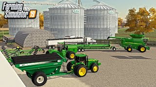 BIG HARVEST CREW! EQUIPMENT'S READY- LETS HARVEST! (MULTIPLAYER) | FARMING SIMULATOR 2019 screenshot 4