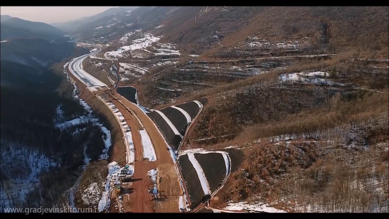 Koridor 10 , istocni krak , autoput Bancarevo - Crvena Reka - YouTube