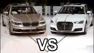 2017 BMW 5 Series Vs 2016 Audi A6 - Crash Test